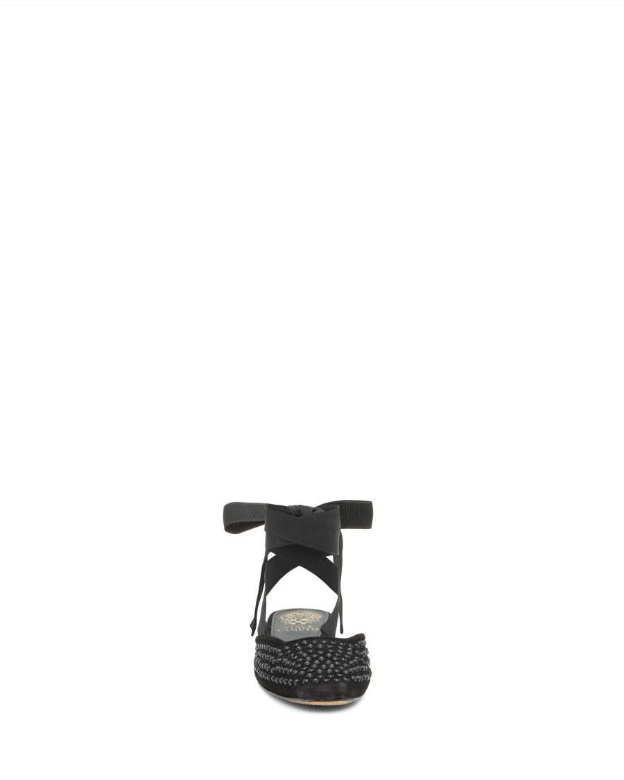 Vince Camuto Kayla Flat Ballerine Donna Punta Quadrata con Strass