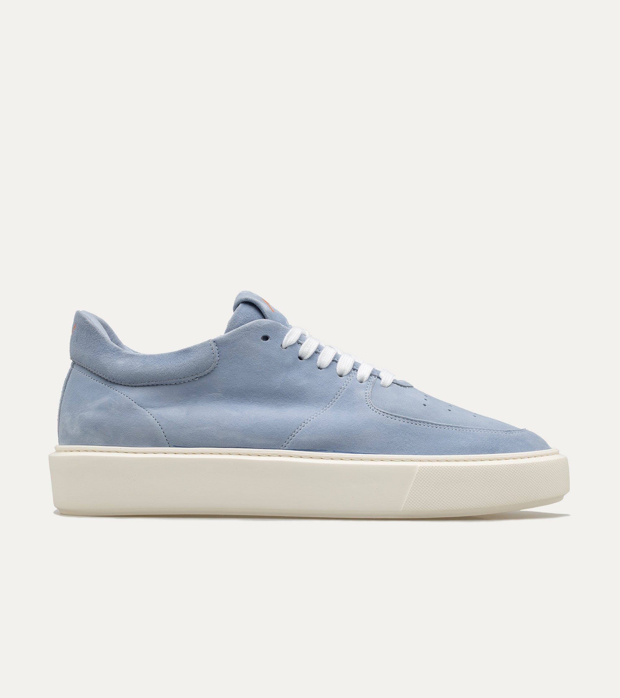 Ace Marks Kody Light Blue Suede Sneaker Uomo Camoscio Azzurro