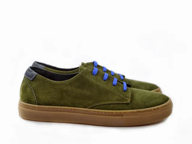 Ton Goût SuperWASP sneakers uomo verde camoscio