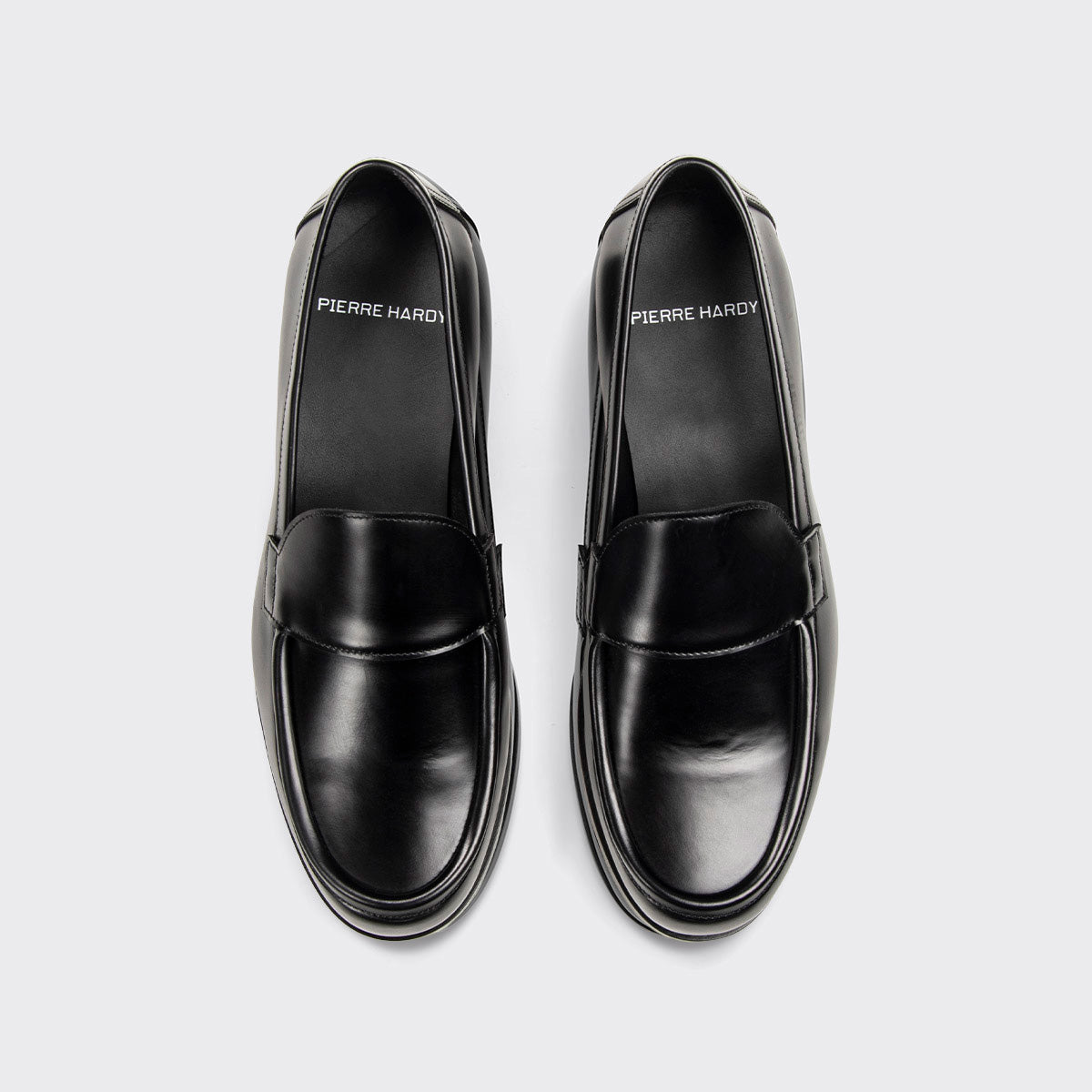 Pierre Hardy Hardy Mocassini Donna Nero Pelle 38 Suola Cuoio