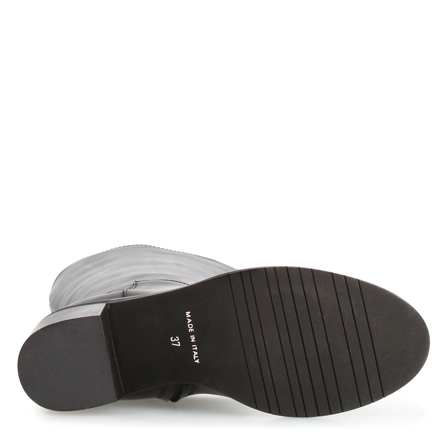 Leonardo Messala Stivale Ginocchio Pelle Nero Tacco 6 cm Donna