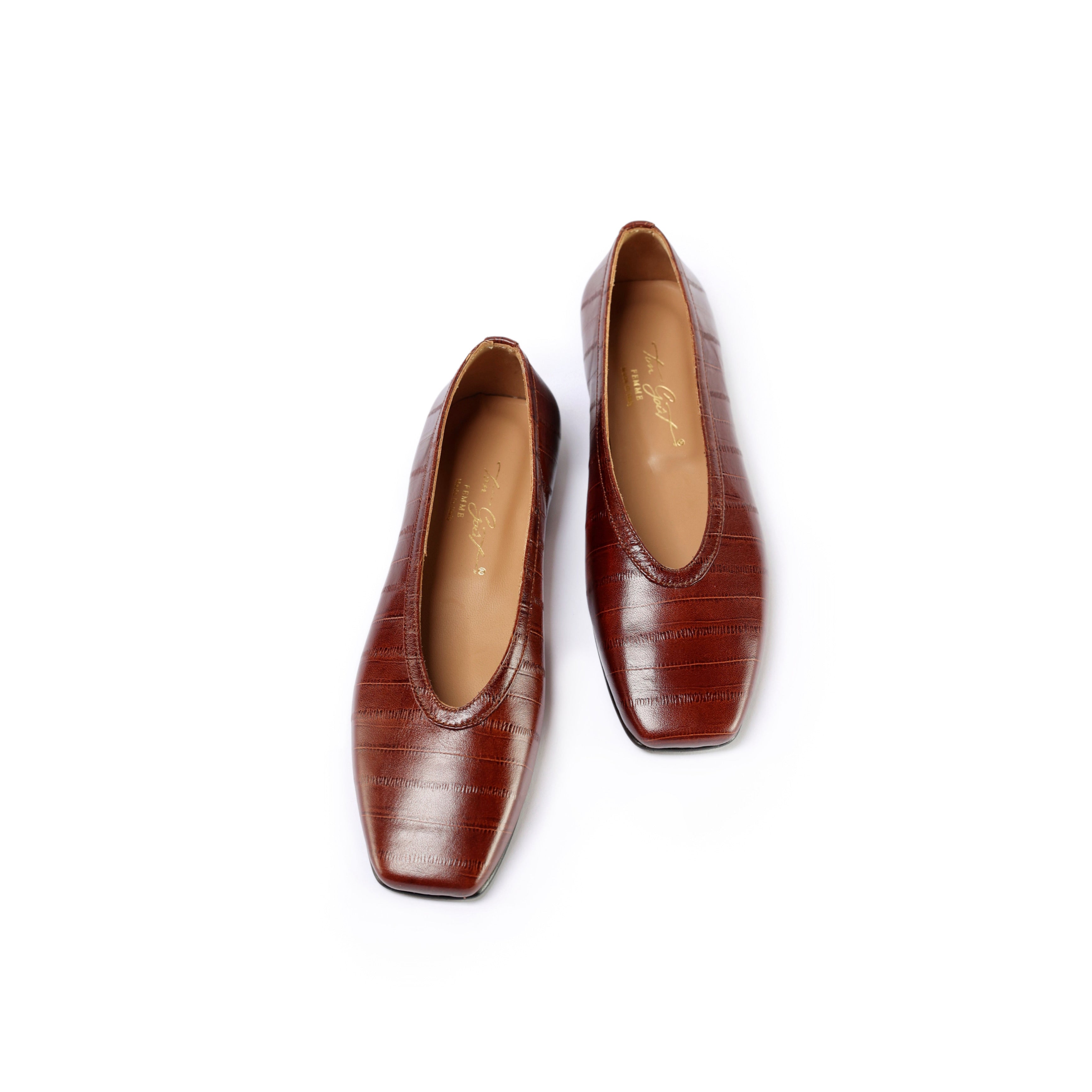 Ton Goût Sognia F/W 26 ballerine donna cuoio anguilla