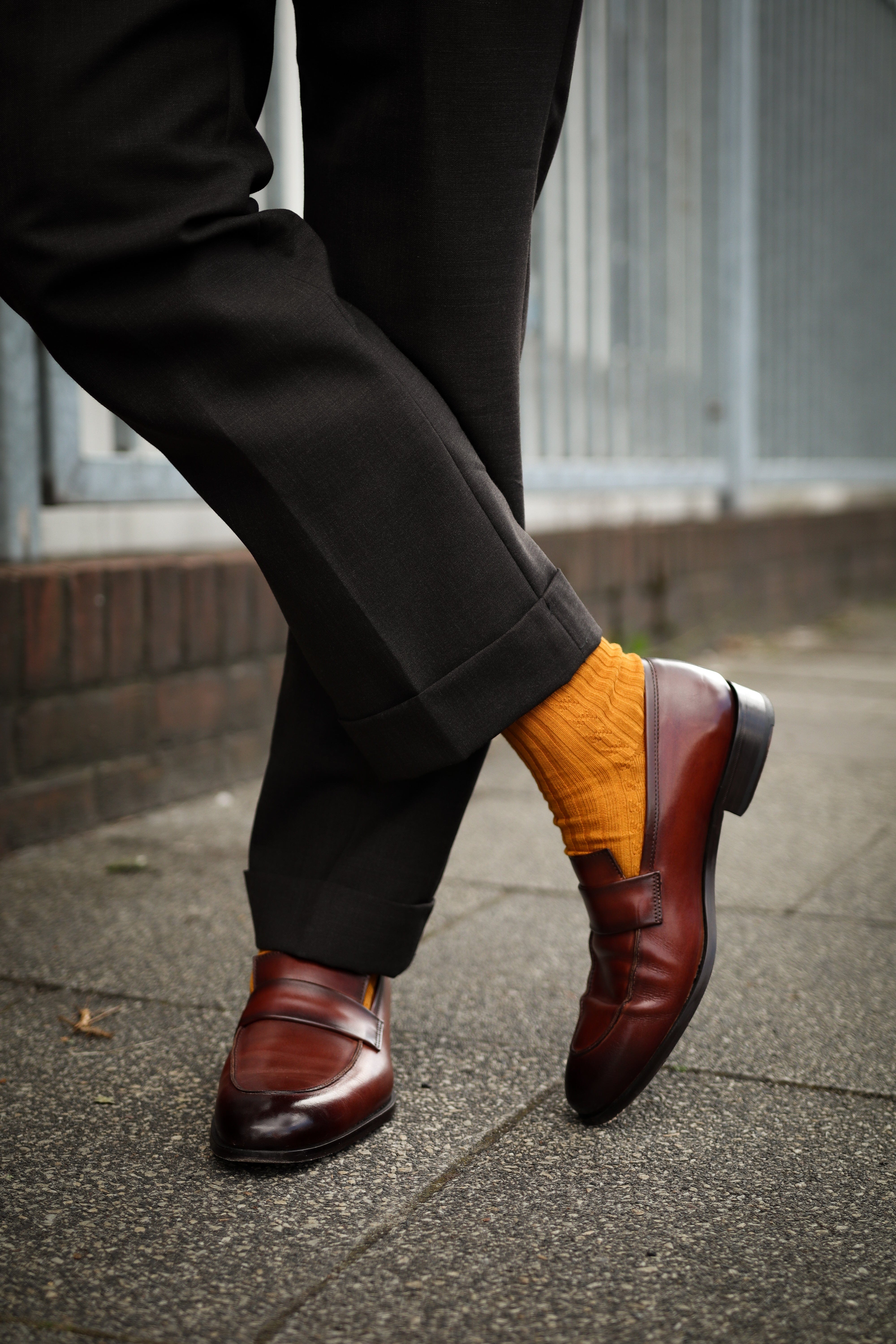 Ace Marks Jack mocassino penny uomo pelle cognac