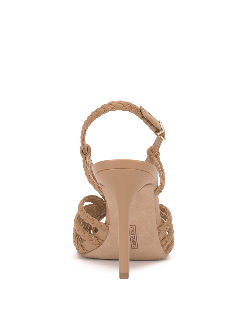 Vince Camuto Hannie Sandalo Slingback Pitonato con Tacco