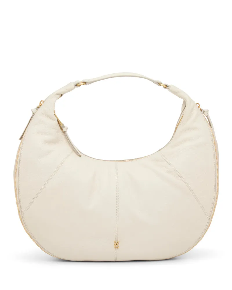Vince Camuto Kaela borsa hobo pelle marrone spalla