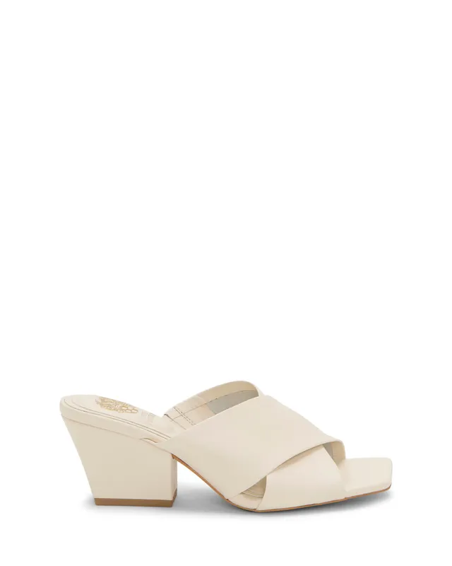 Vince Camuto Kespa Mules Pelle Tacco a Blocco