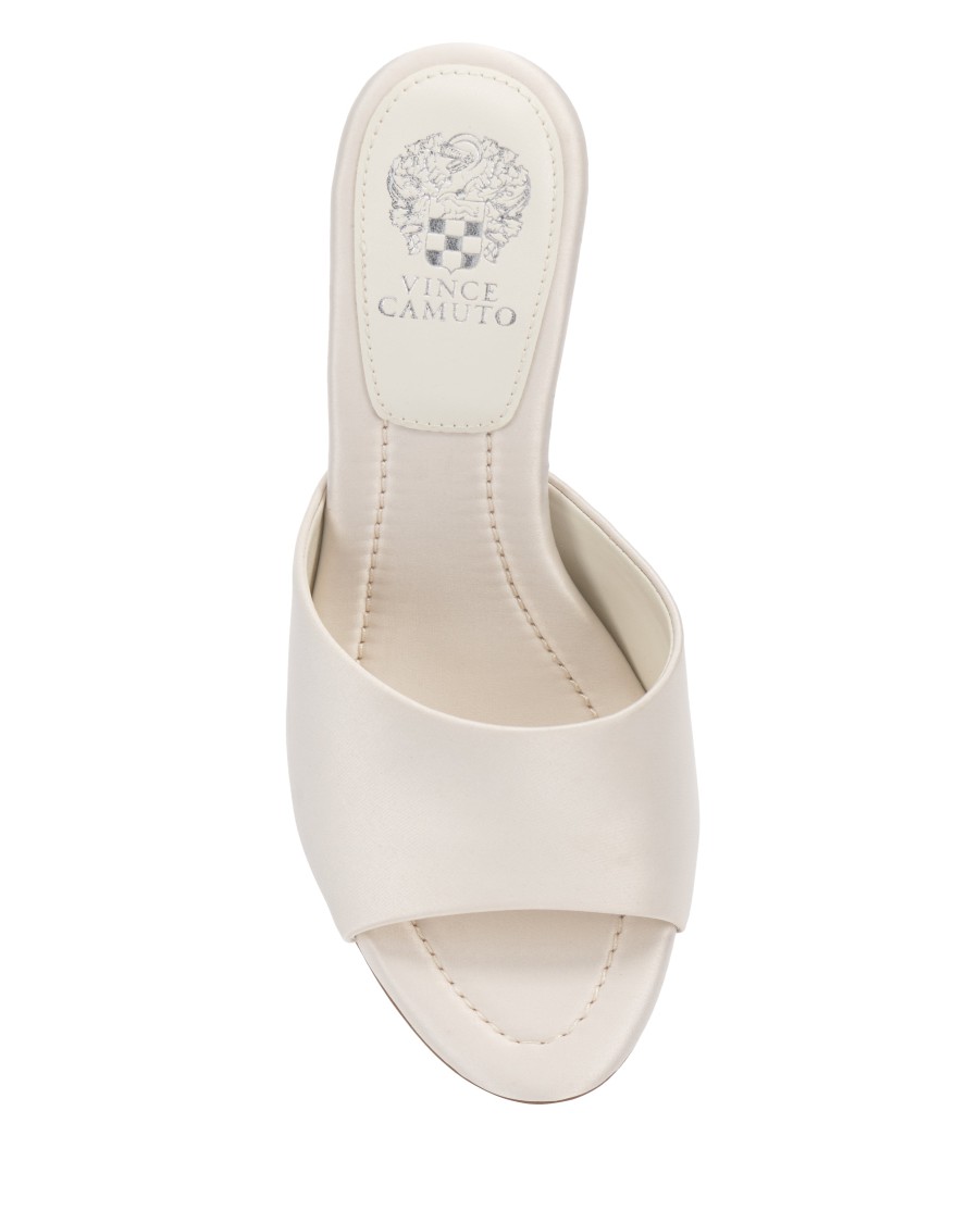 Vince Camuto Paigely Mule raso tacco svasato donna