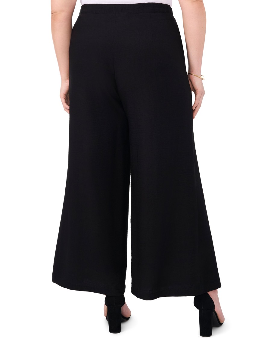 Vince Camuto Bottoms Pantaloni Gamba Larga Vita Elastica