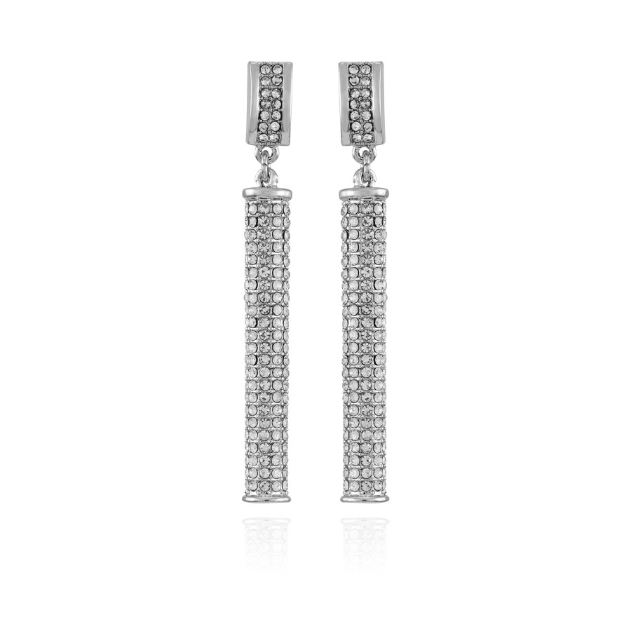 Vince Camuto Earrings orecchini pendenti cristallo argento