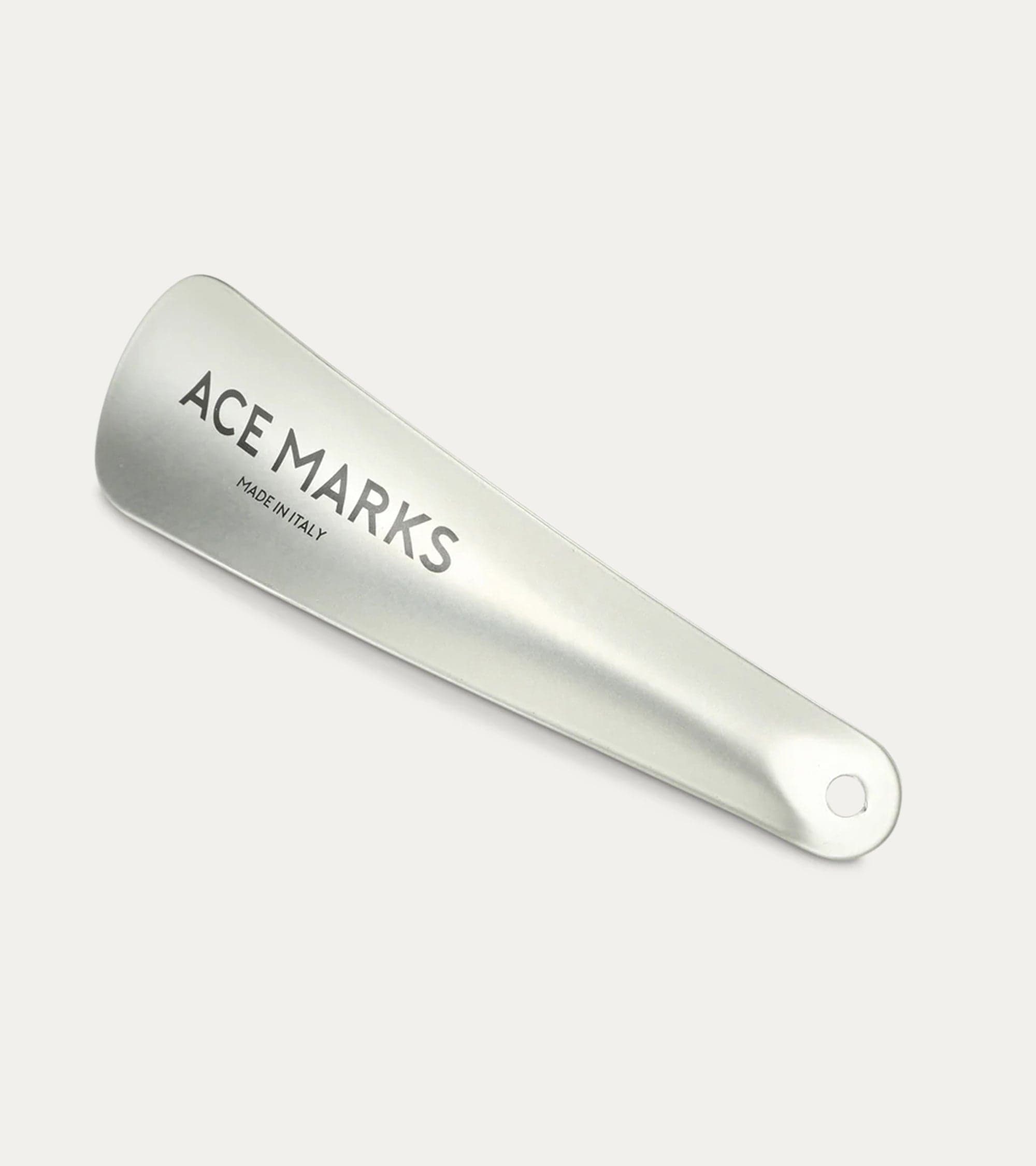 Ace Marks calzascarpe metallo argento 19 cm acciaio inox