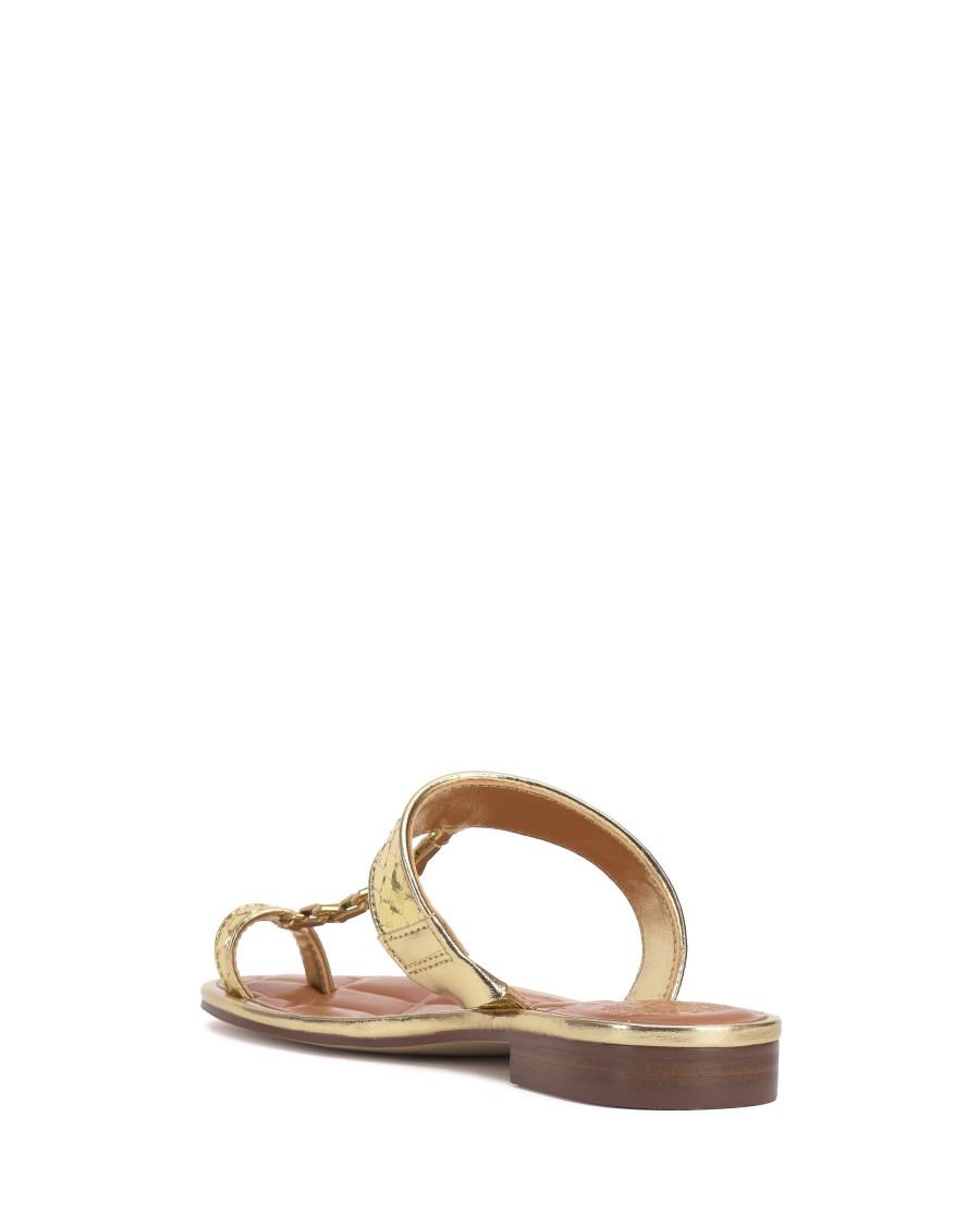 Vince Camuto Lexiea sandalo catena dorata tacco a blocco