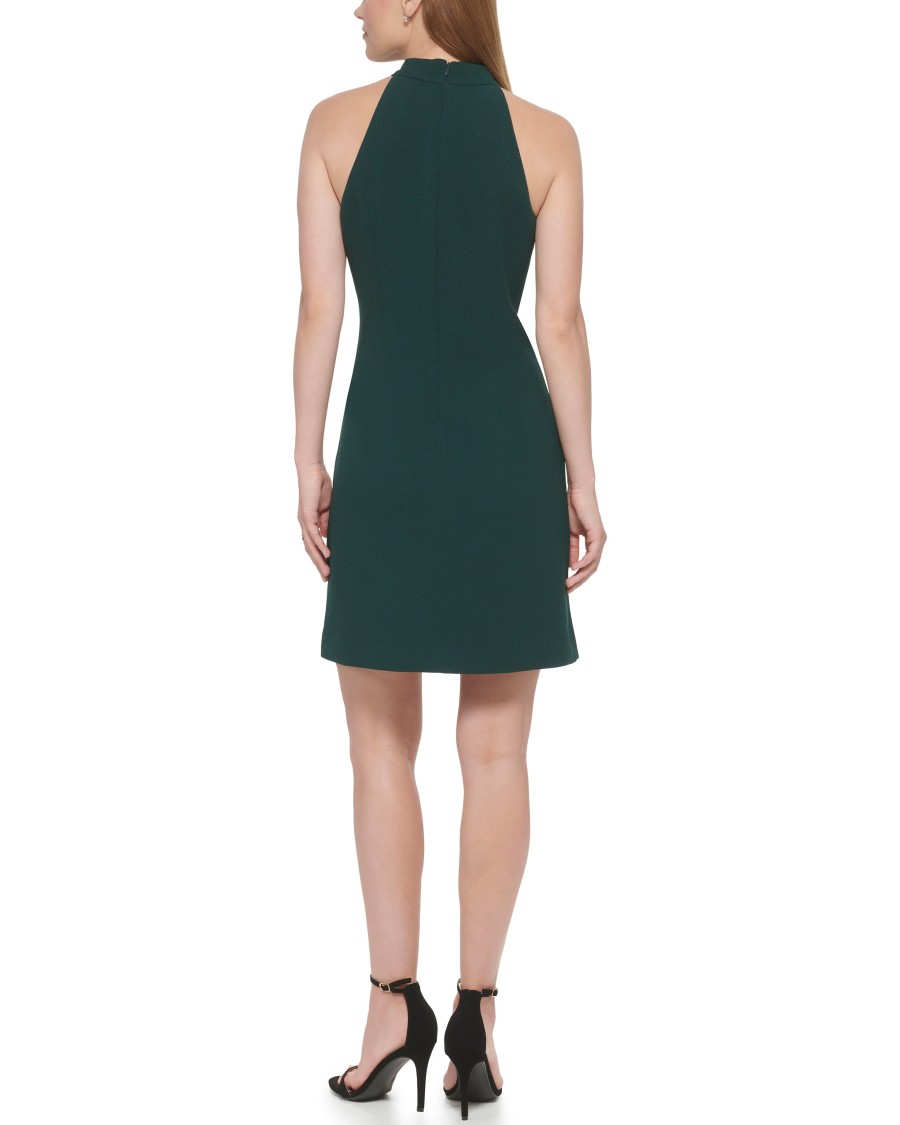 Vince Camuto abito fiocco collo miniabito tubino crepe