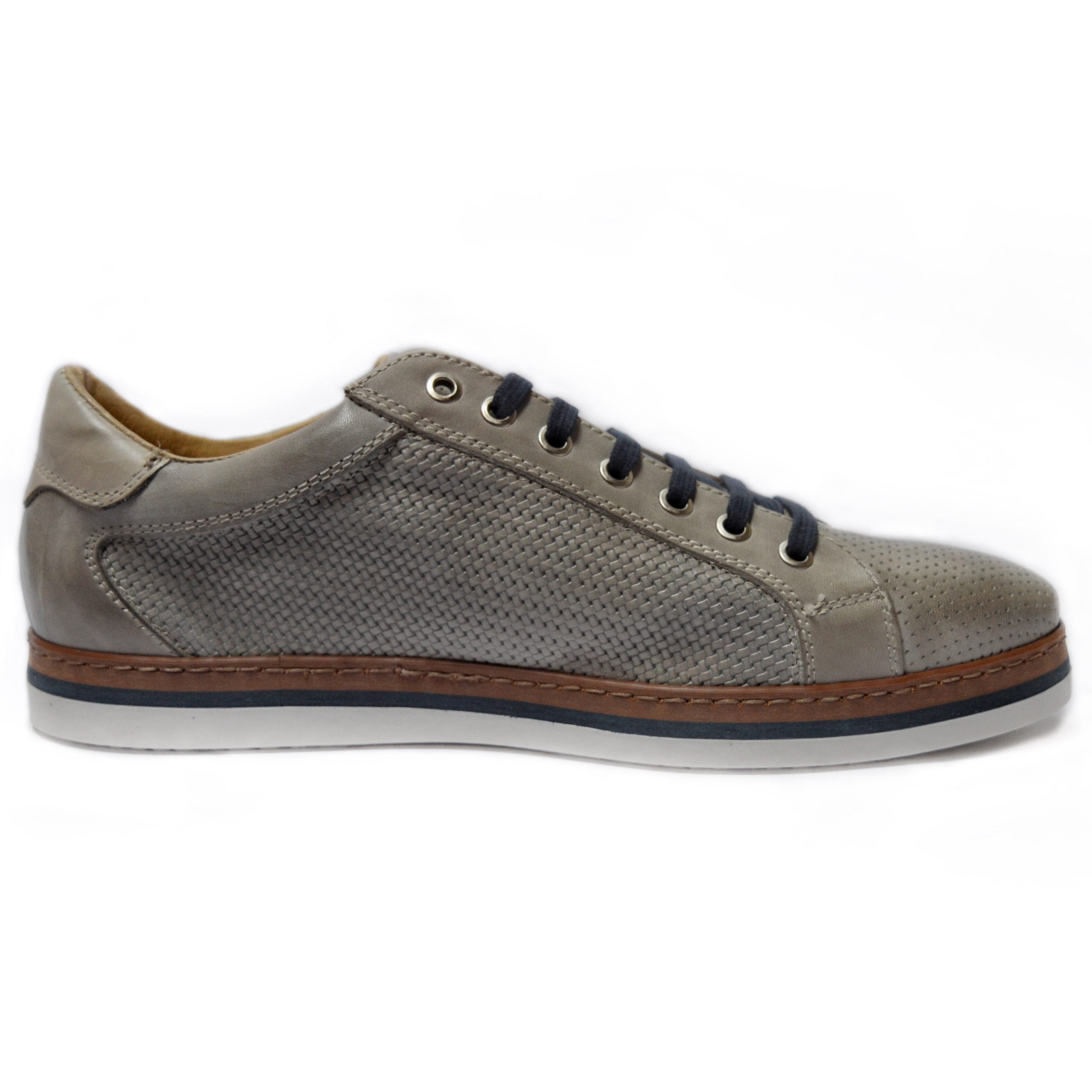 Ton Goût Urban sneakers uomo pelle grigia taglia 41