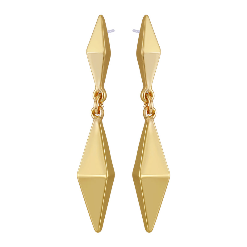 Vince Camuto Orecchini Geometrici Goldtone Diamante