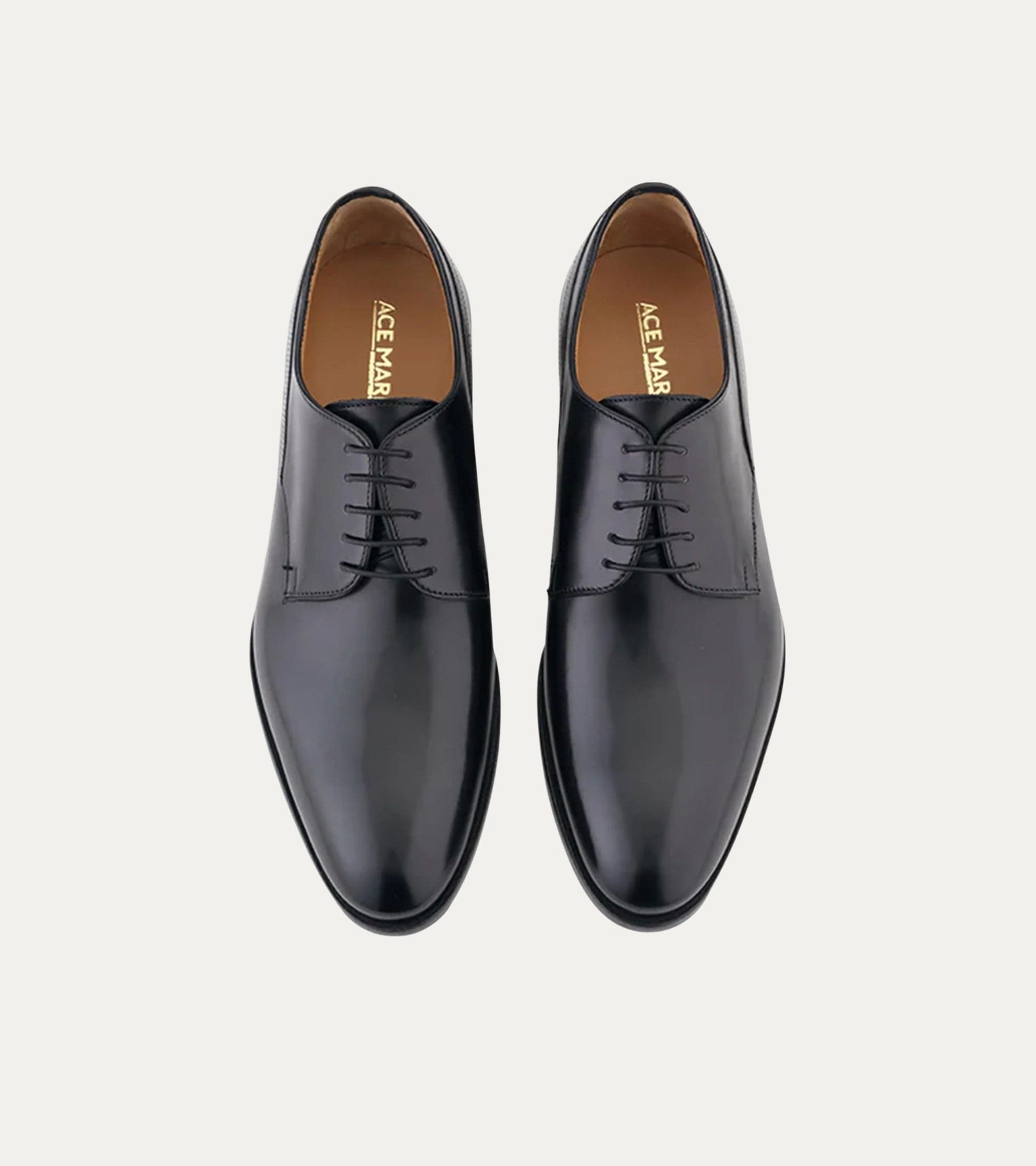 Ace Marks Louis Derby Uomo Nere Pelle Vitello