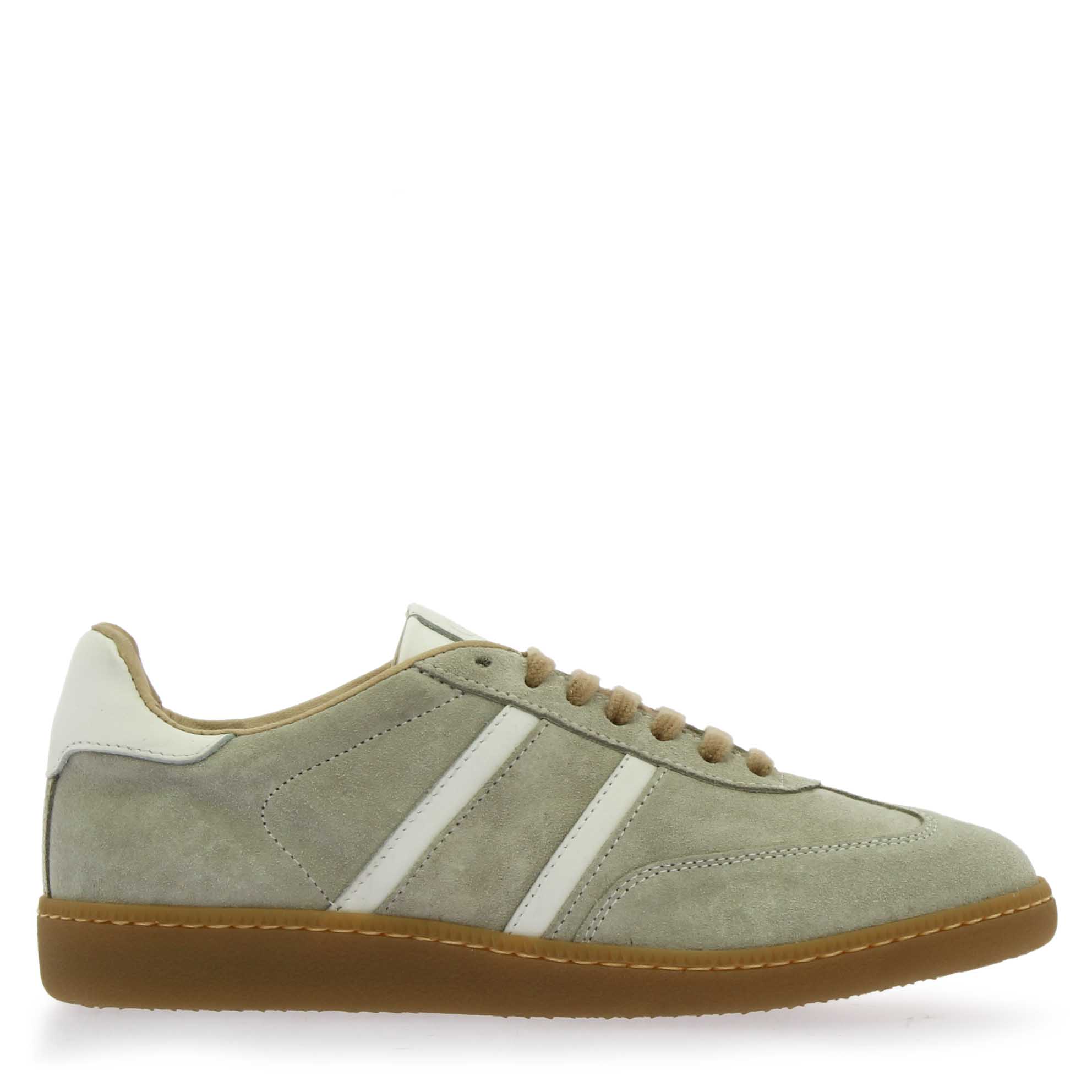 Leonardo Shoes Bizantina C sneakers donna grigio camoscio