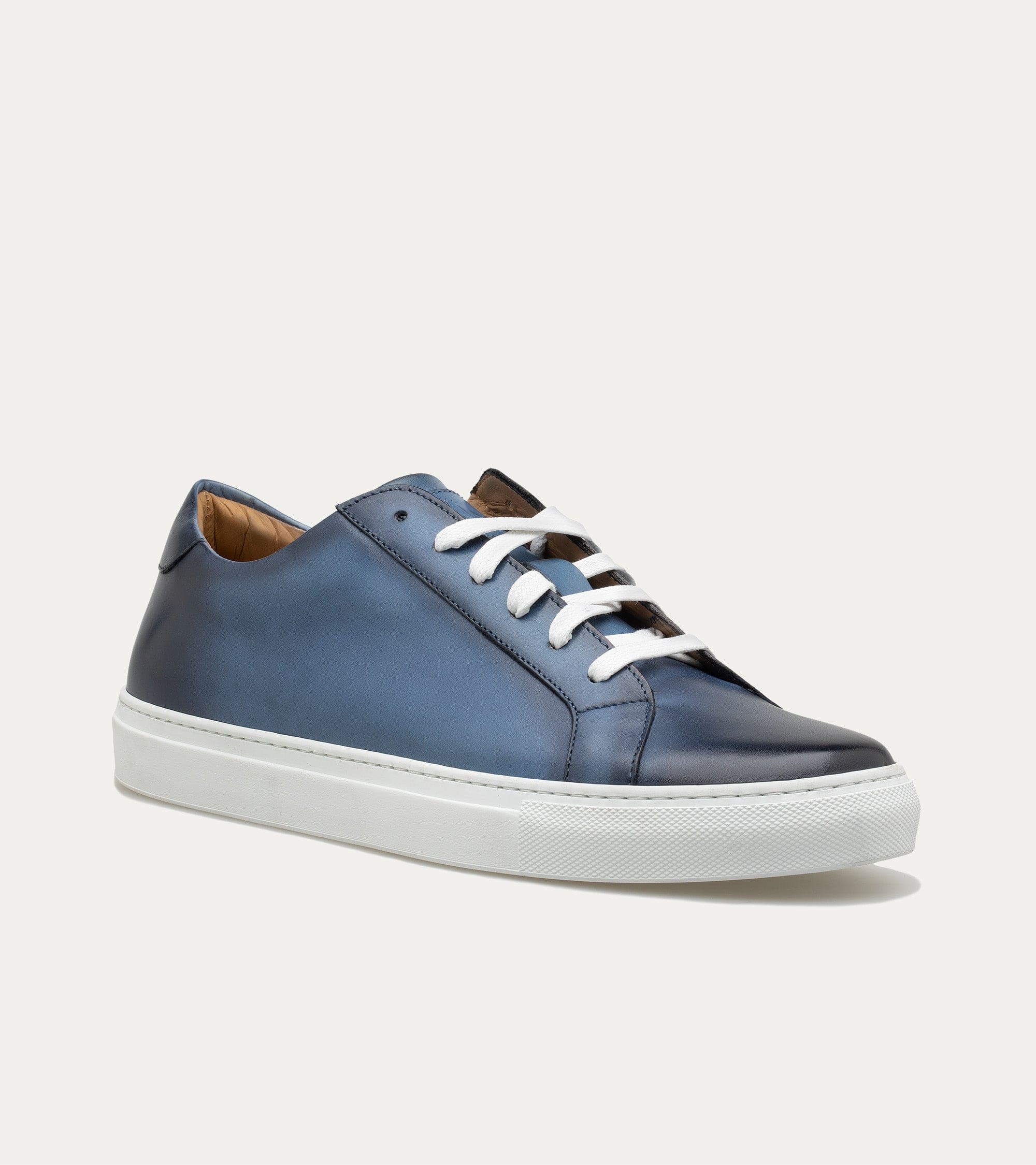 Ace Marks Duke Vela Blue Nicol sneakers pelle uomo blu