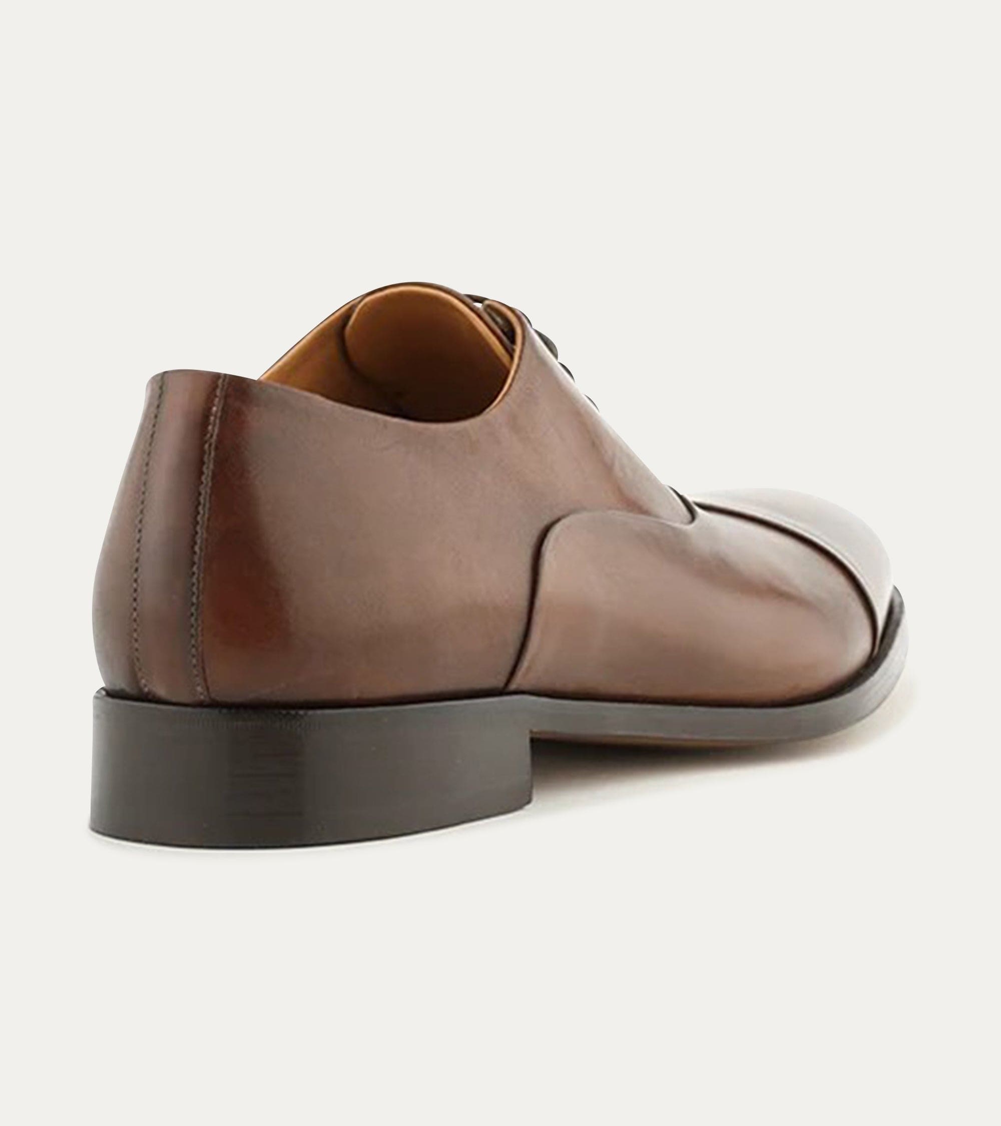 Ace Marks Griffin Cap Toe Oxford scarpe oxford marrone pelle