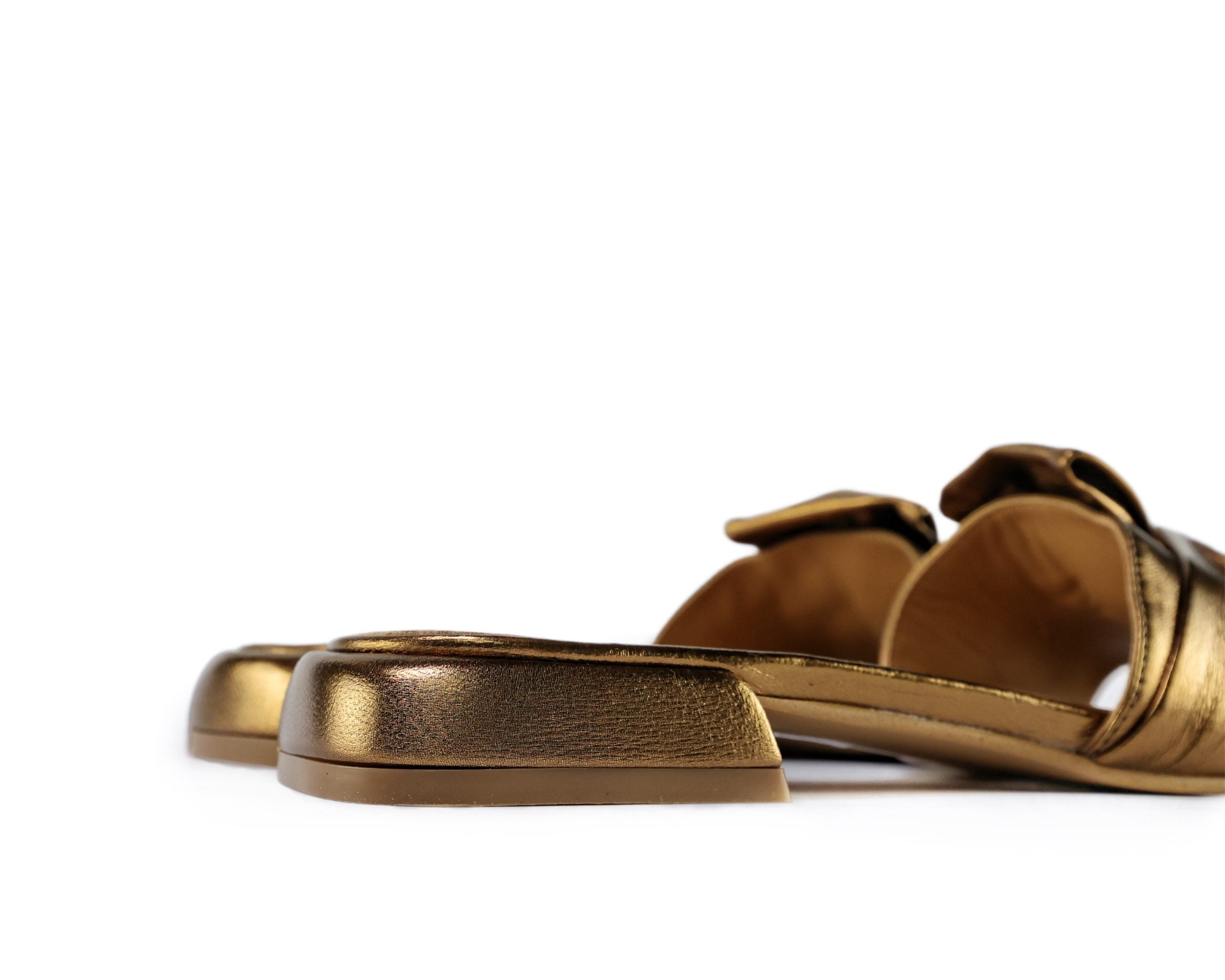Ton Goût Margherita slipper donna bronzo nappa