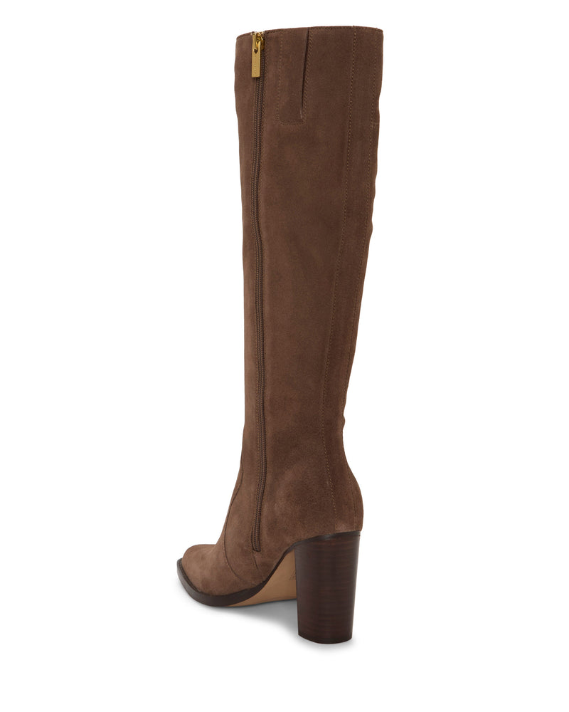 Vince Camuto Lecheya Stivale Alto Ginocchio pelle tacco blocco