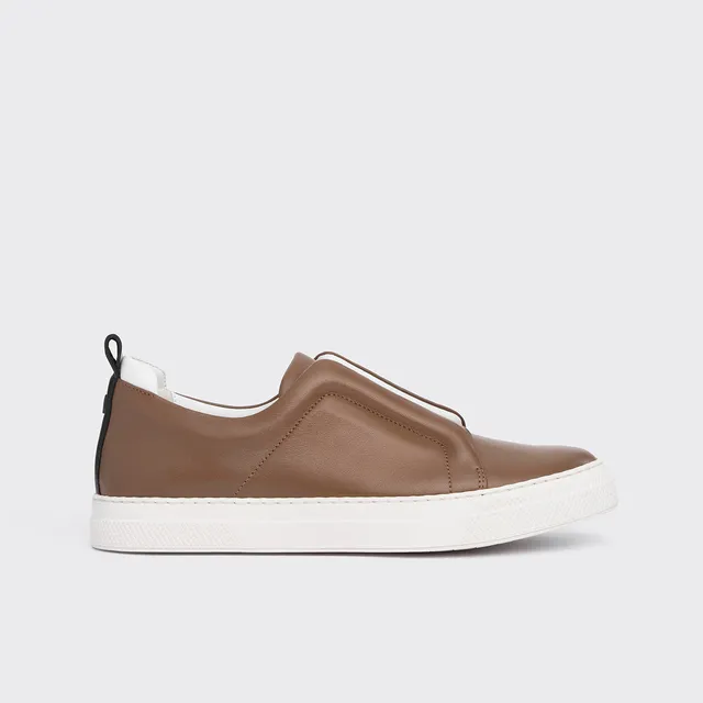 Pierre Hardy Slider sneakers donna cammello pelle