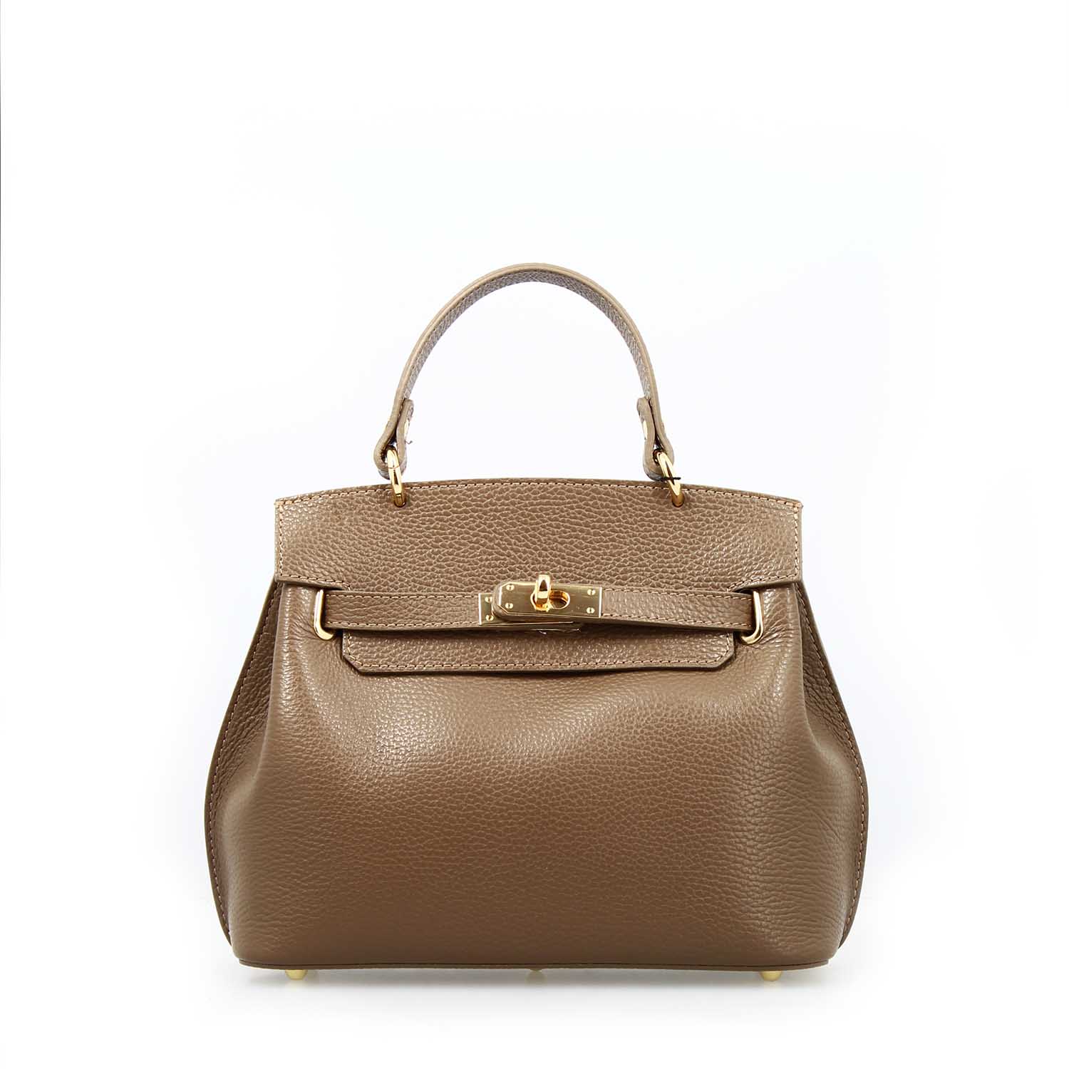 Leonardo Shoes Ninfea borsa donna pelle marrone tracolla