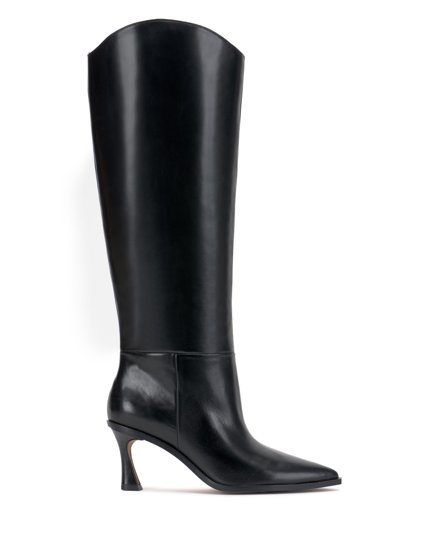 Vince Camuto Emily stivali alti ginocchio pelle tacco medio