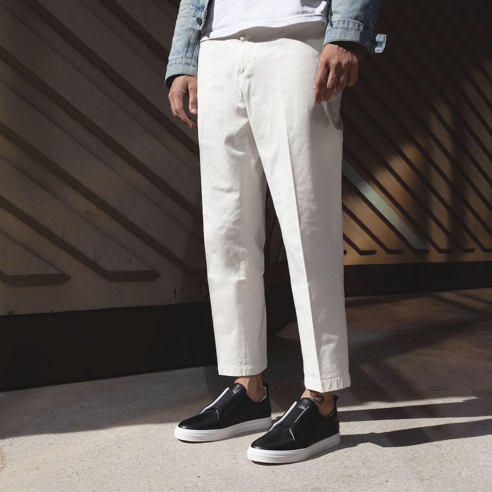 Pierre Hardy Slider Sneakers scarpe uomo nere slip-on
