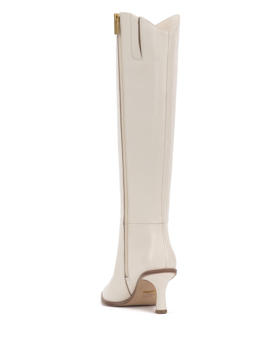 Vince Camuto Emily stivali alti ginocchio pelle tacco medio