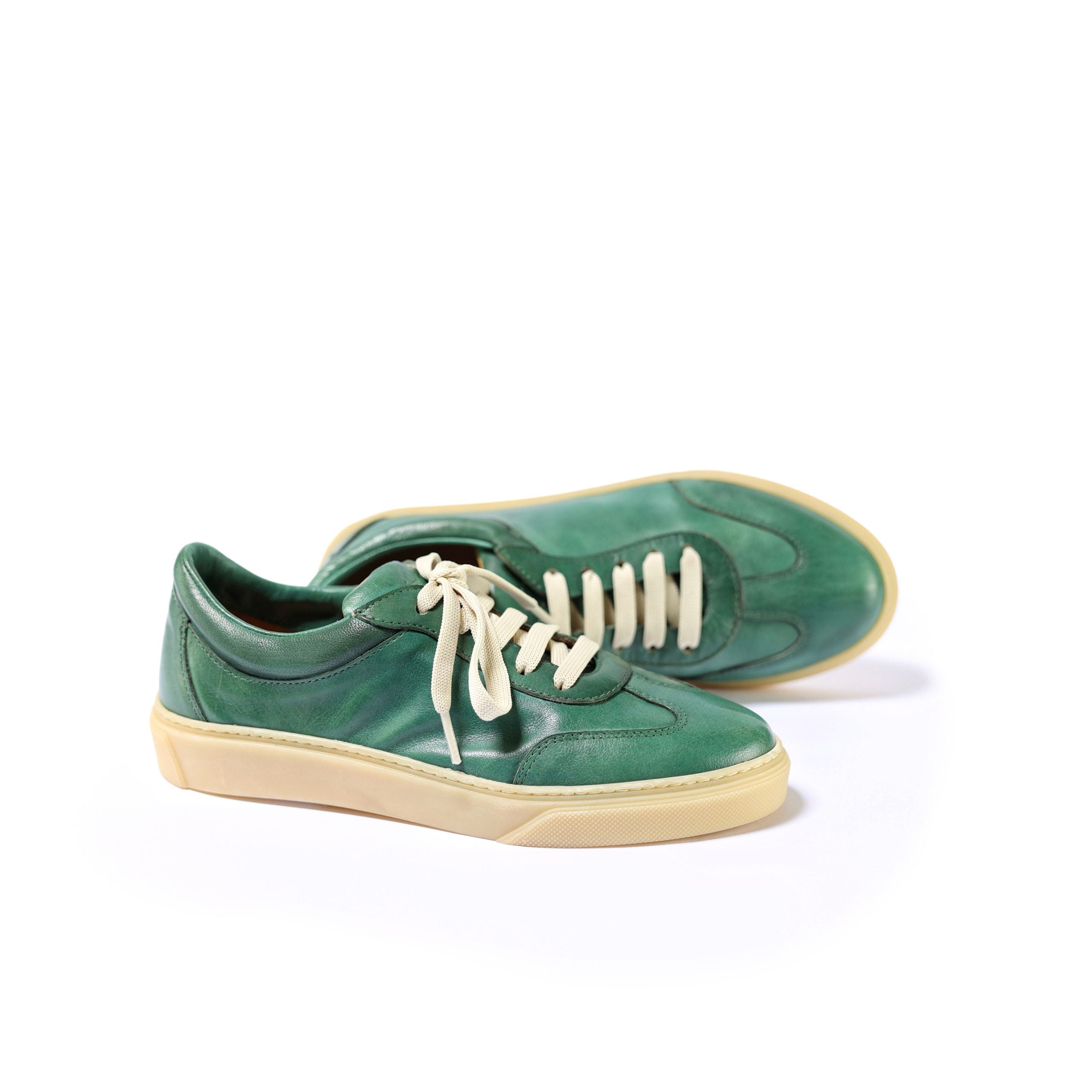 Ton Goût Cinema sneakers donna pelle verde esmeraldo 37