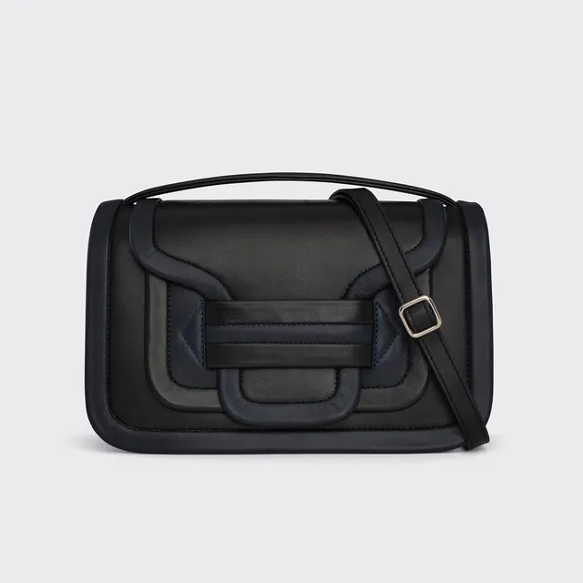 Pierre Hardy Alpha Maxi Borsa Nera Tracolla TU Strutturata