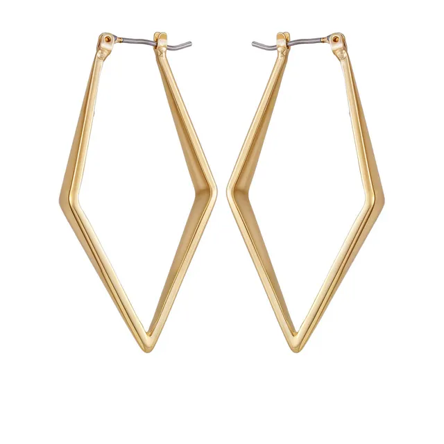 Vince Camuto Orecchini a Cerchio Oro Forma Diamante