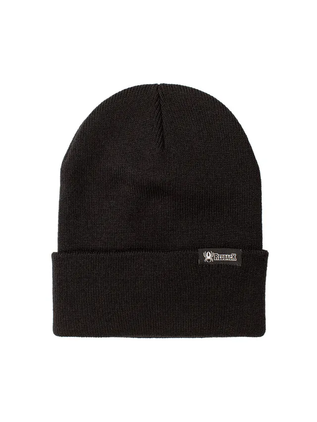 Redback Beanies Berretto Acrilico Nero Uso Quotidiano