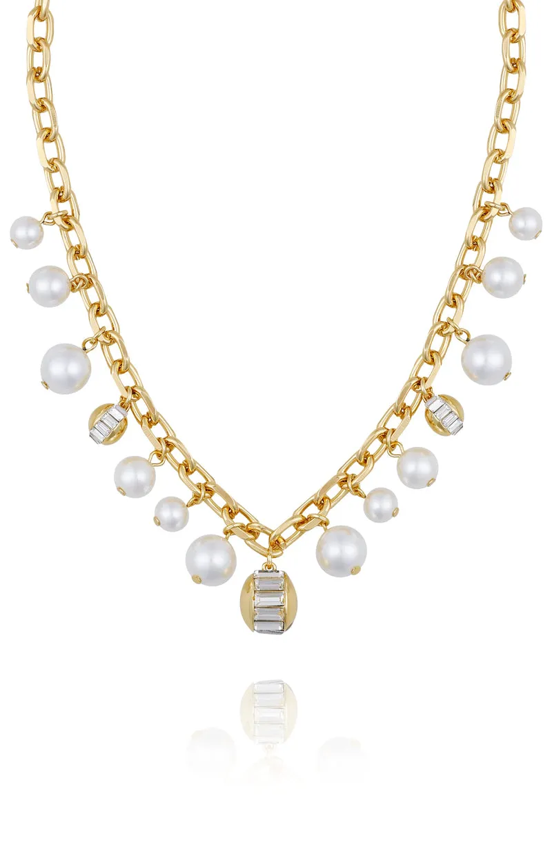 Vince Camuto Necklaces collana catena oro perle