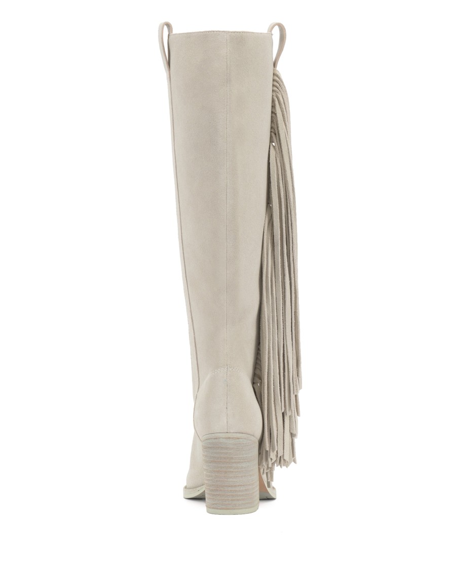 Vince Camuto Pelia Stivale ginocchio frange camoscio Extra Wide