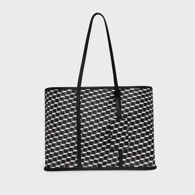 Pierre Hardy Cab Tote borsa donna nero in pelle