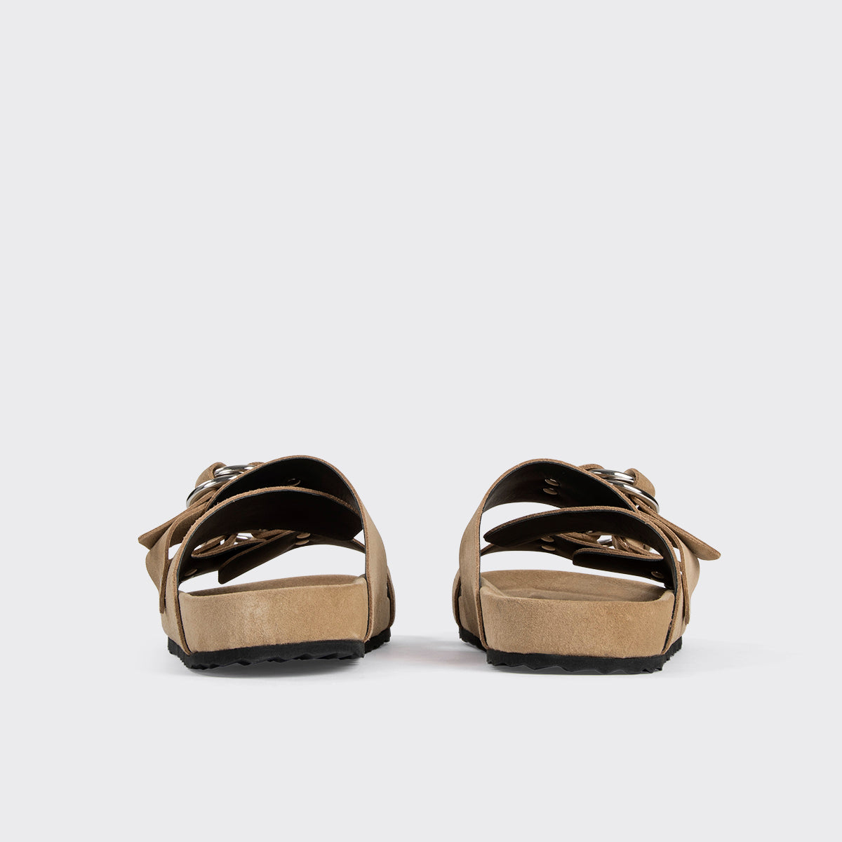 Pierre Hardy Beach Rider mule donna beige camoscio