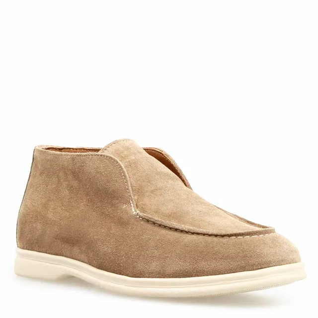 Leonardo Shoes Mocassini Uomo Elite20 mocassino camoscio beige