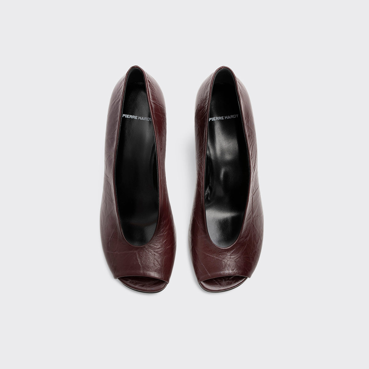 Pierre Hardy Karen decollete donna bordeaux peep toe 60