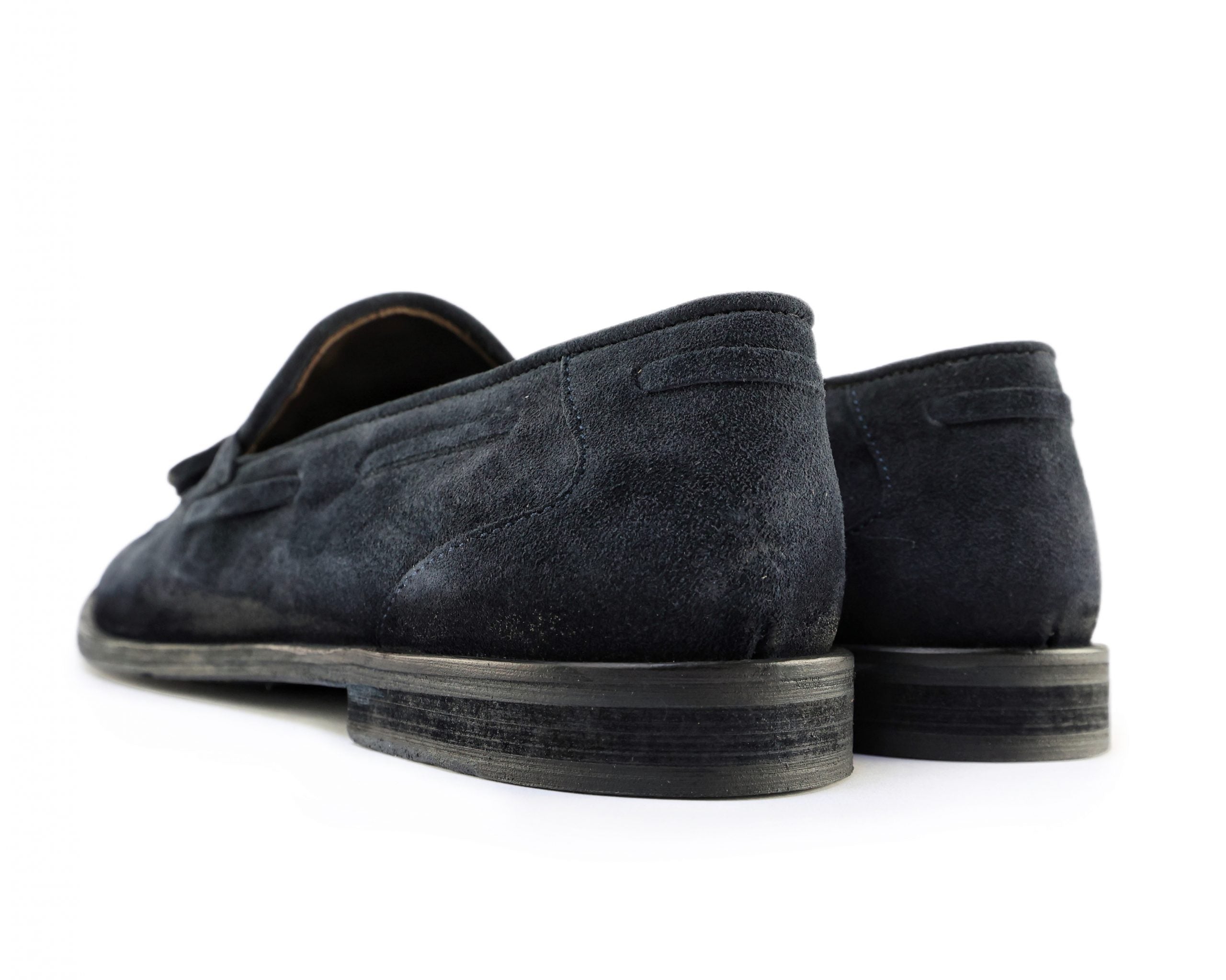 Ton Goût Green Mocassini Uomo Blu Camoscio 41