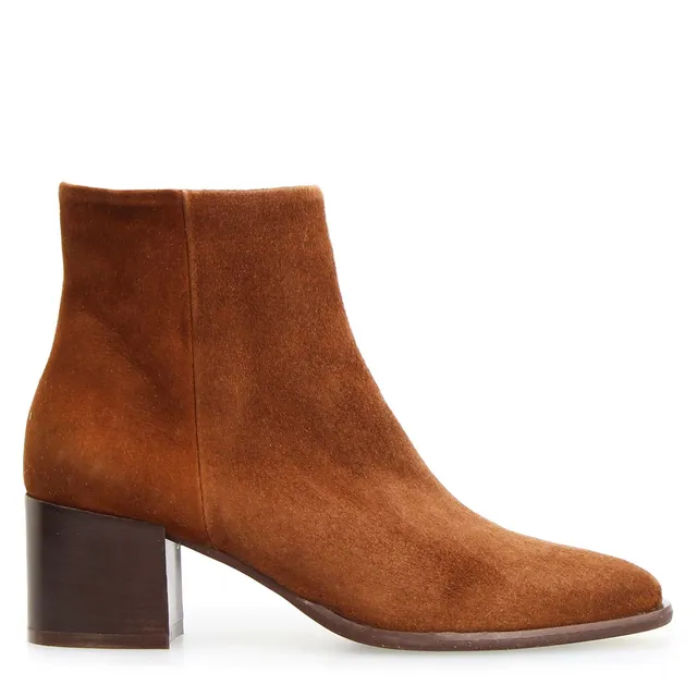 Leonardo Shoes Circe stivaletti donna marrone camoscio