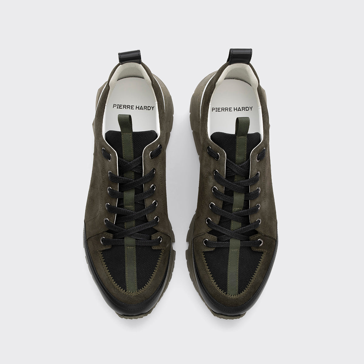 Pierre Hardy Street Life sneakers uomo khaki suola Hyper Comet