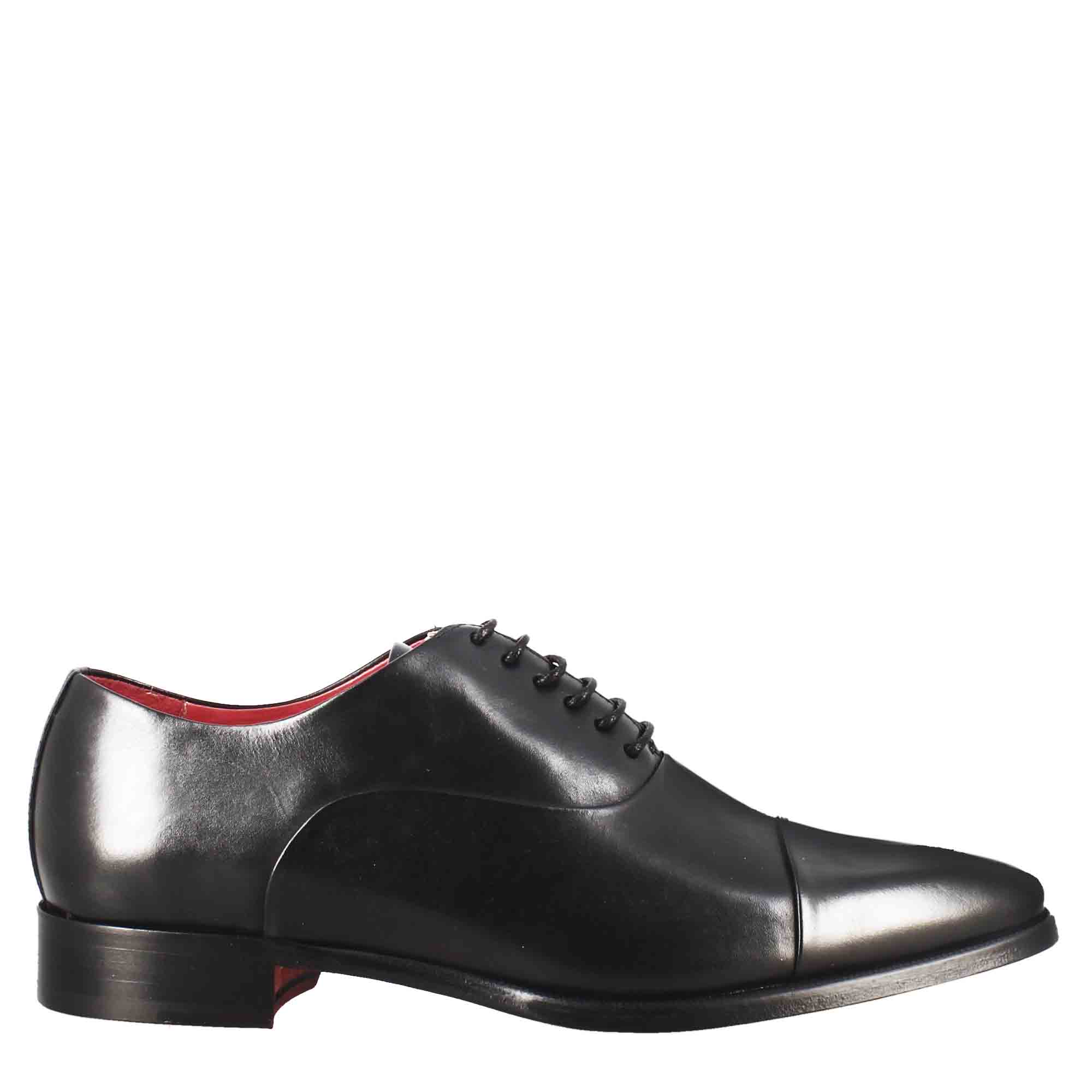 Leonardo Shoes Francesine francesine pelle puntale nero
