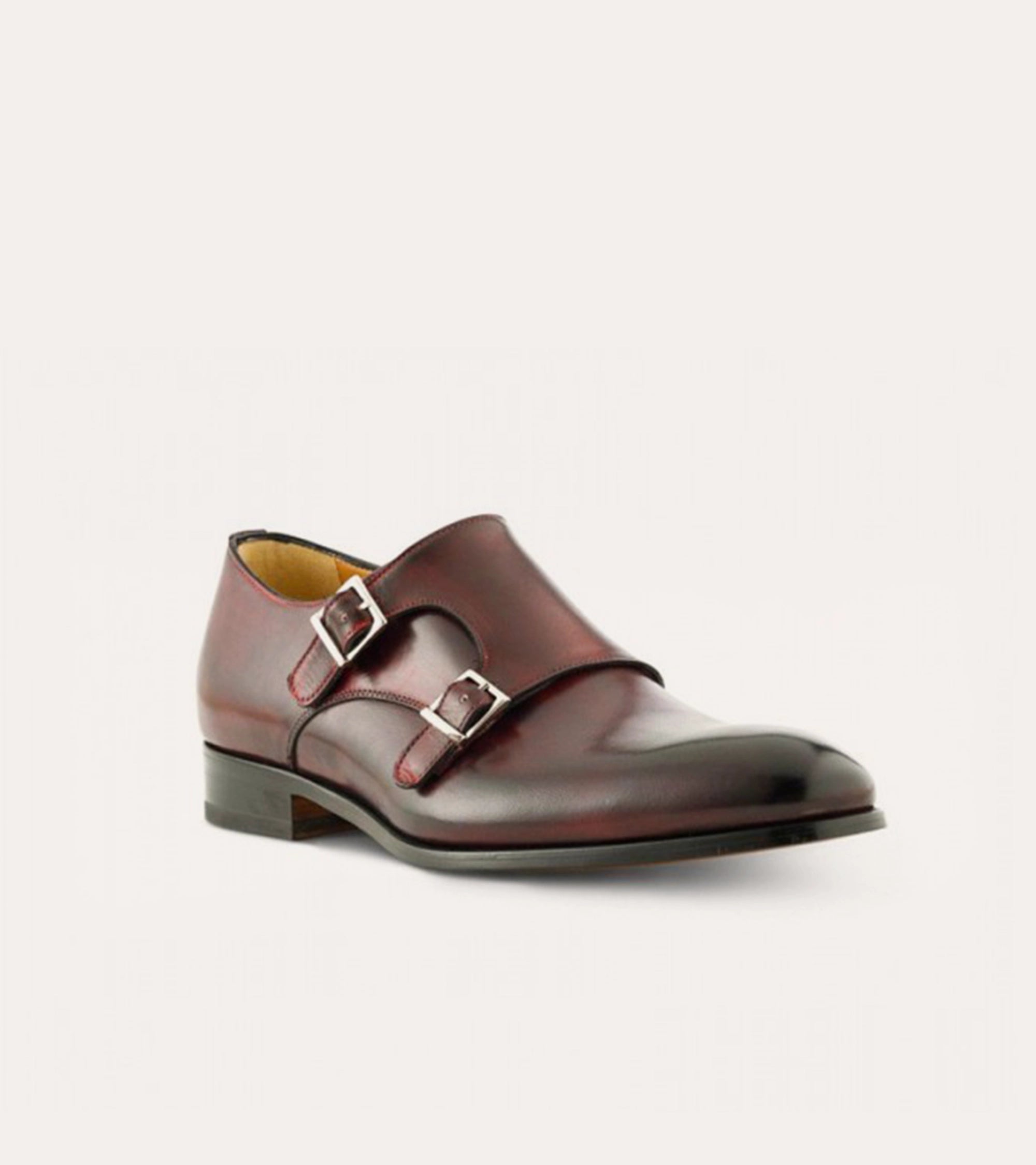 Ace Marks Kurt monk strap uomo diablo bordeaux
