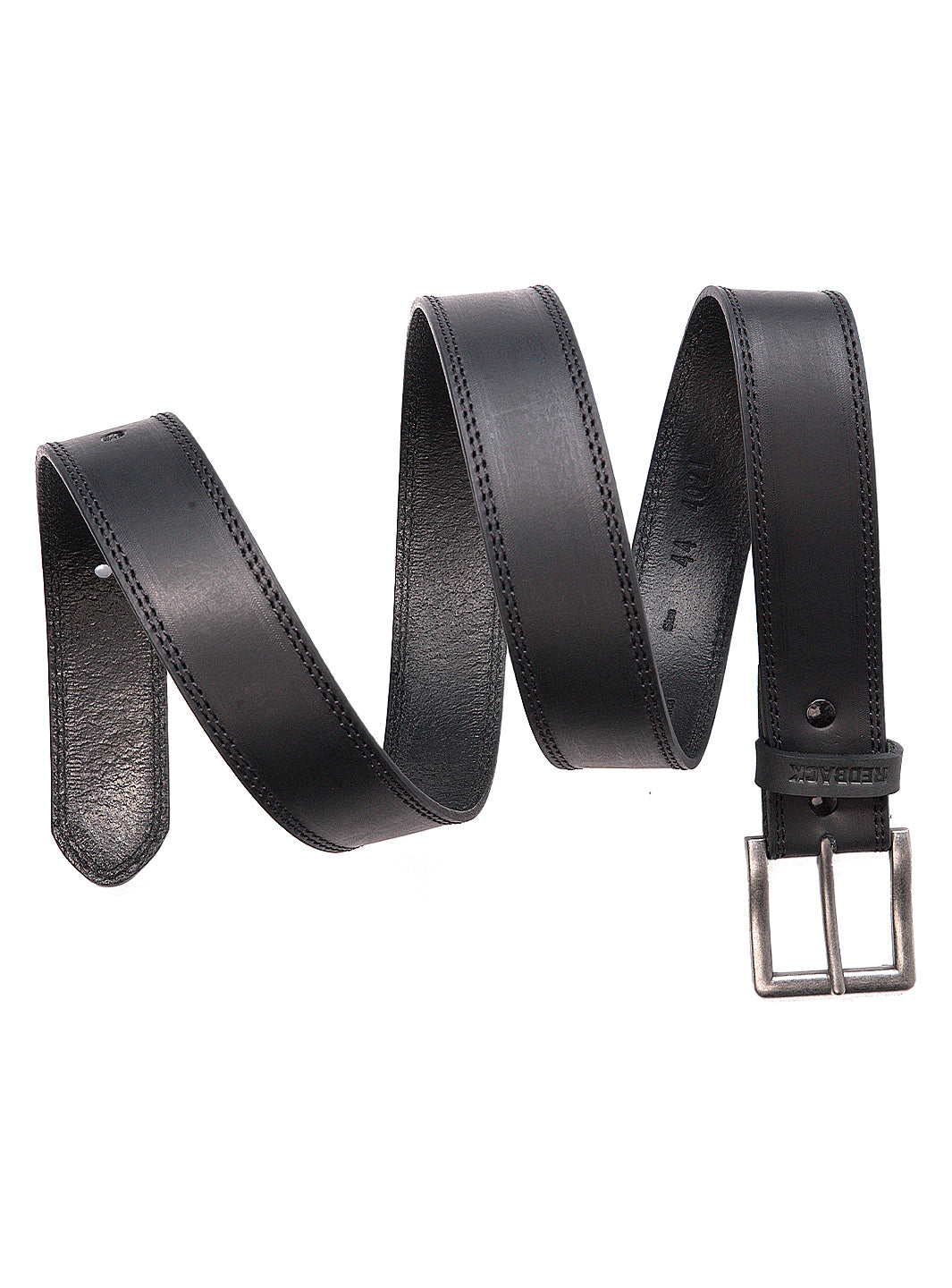 Redback Grit cintura pelle marrone fibbia nichel