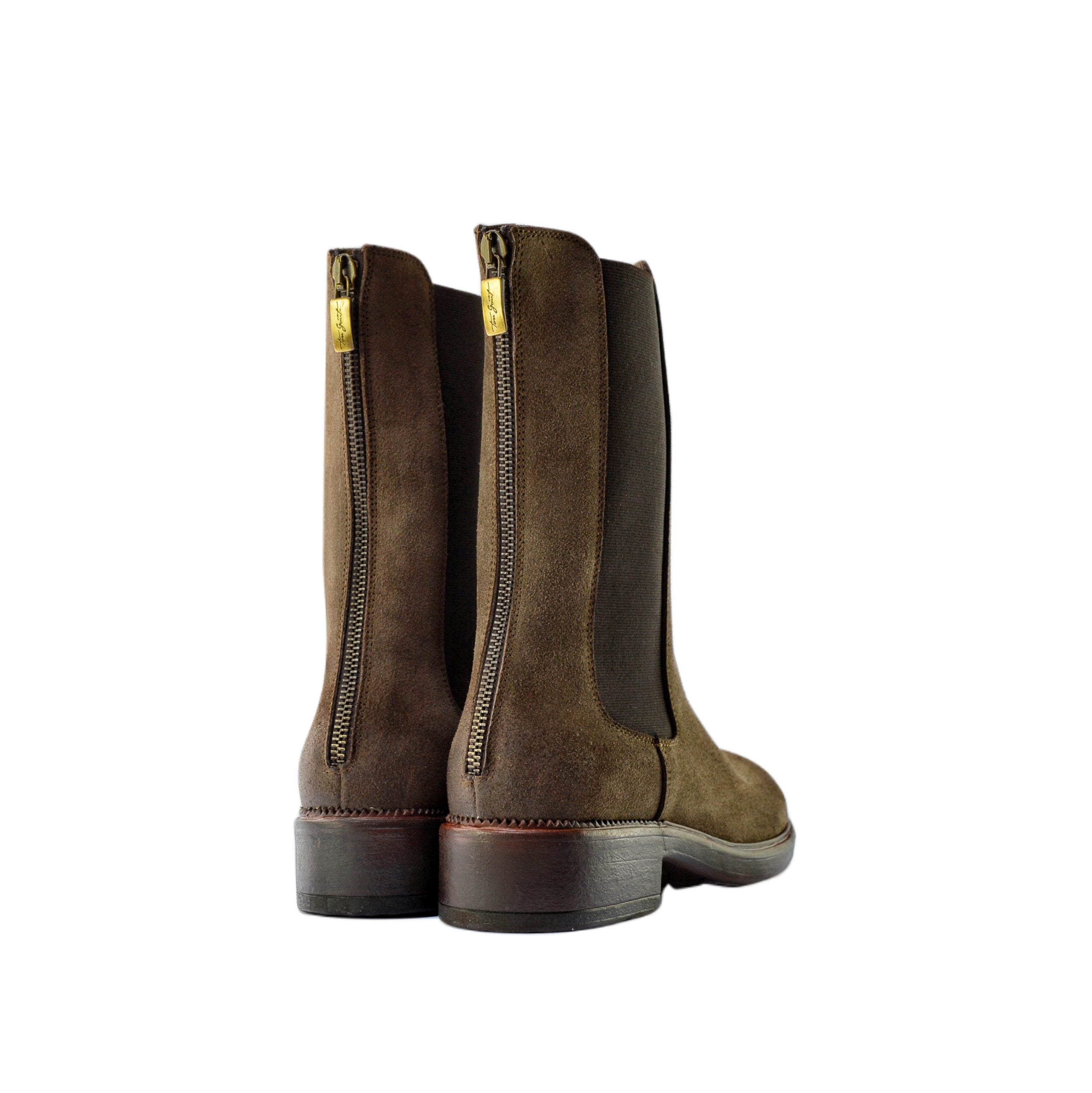 Ton Goût TENDER stivaletto chelsea camoscio coffee