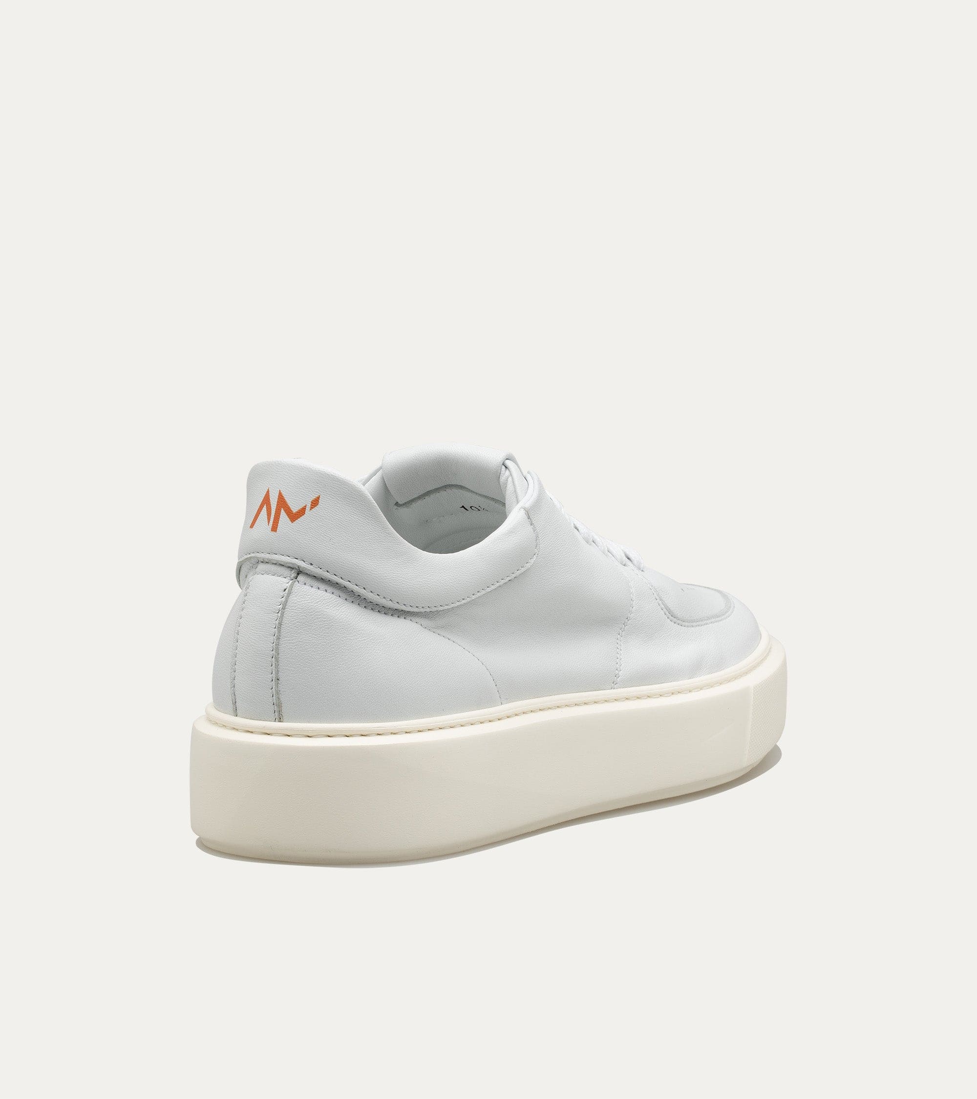 Ace Marks Kody sneakers uomo pelle bianco ghiaccio ultraleggere