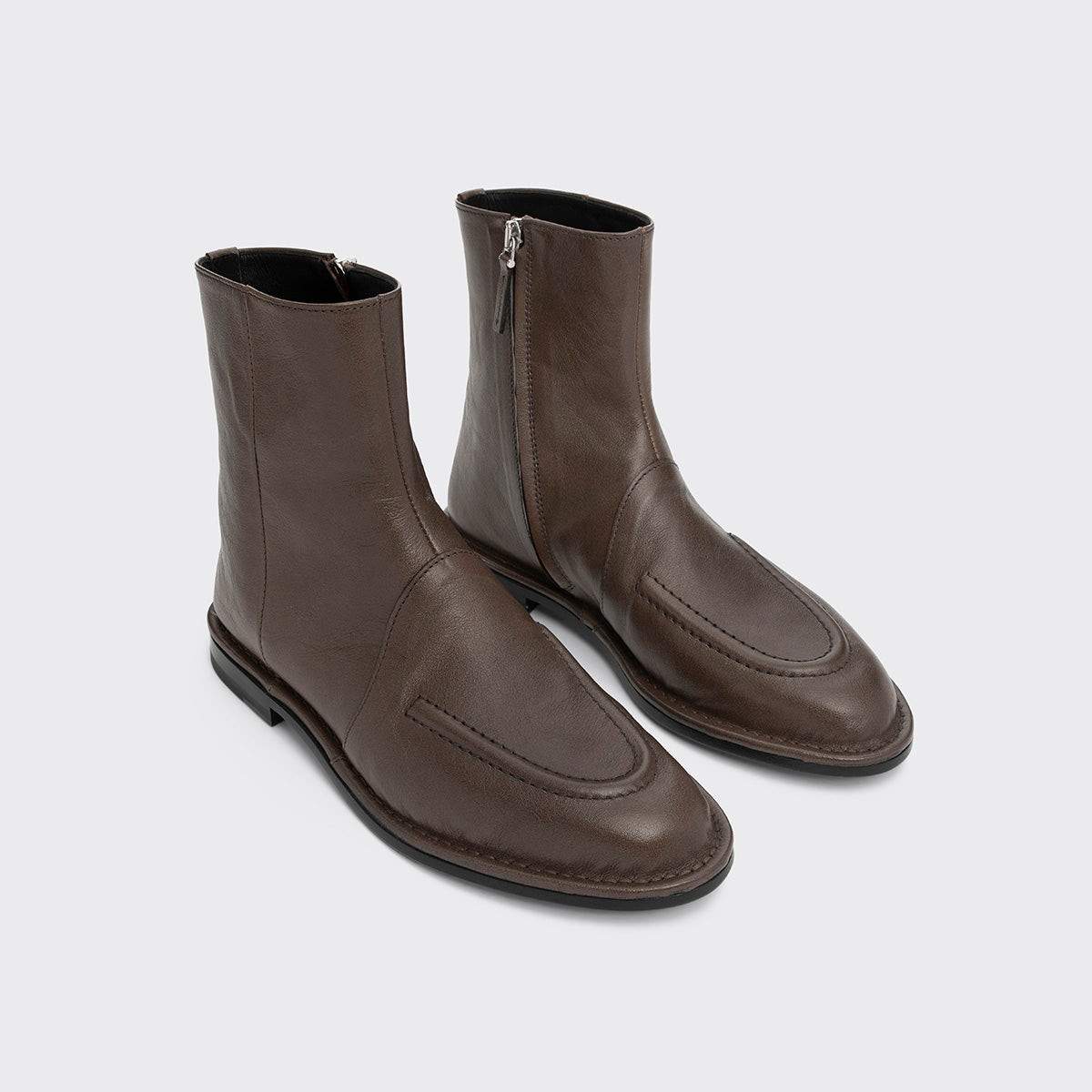 Pierre Hardy Noto stivaletti marrone pelle canguro