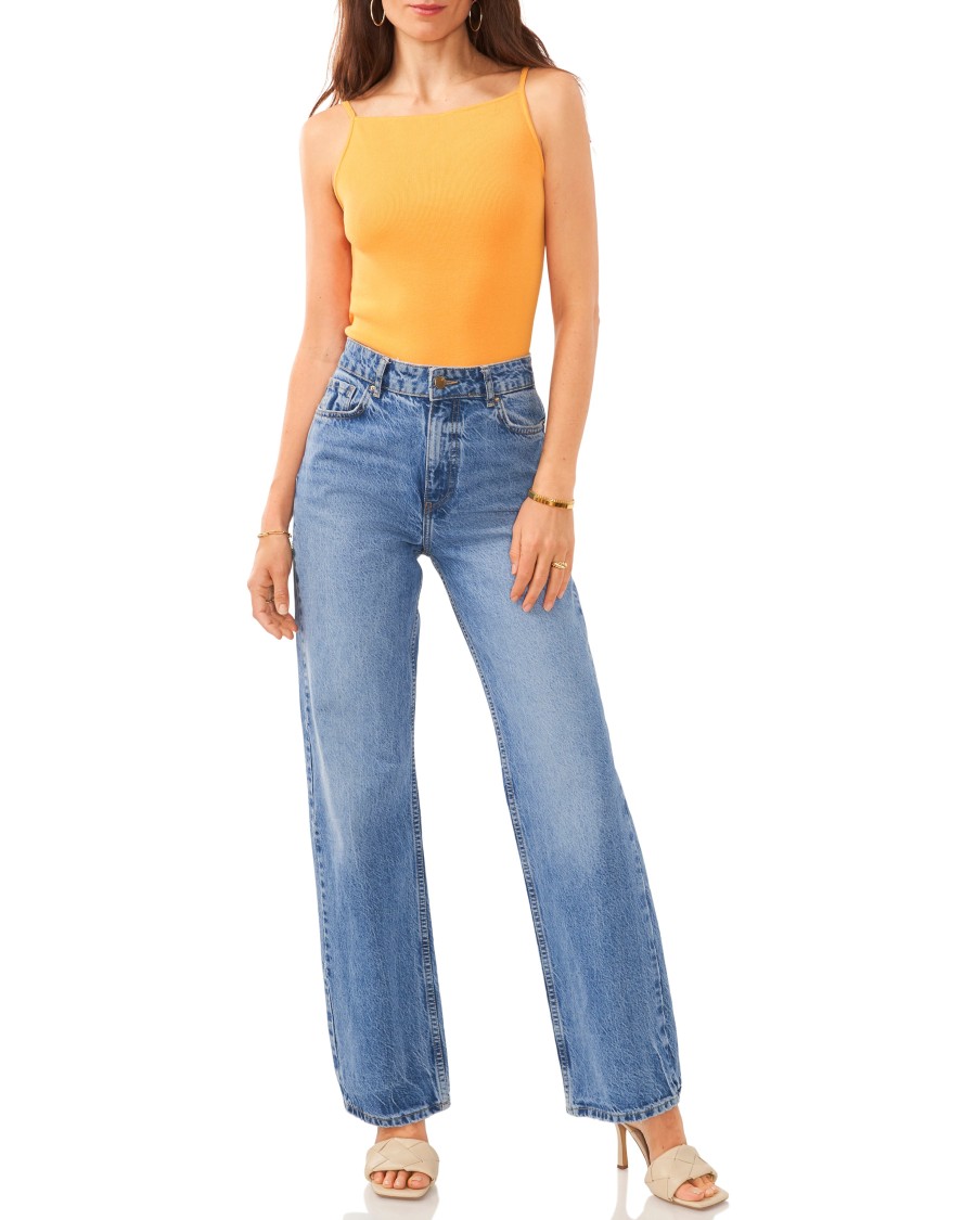Vince Camuto Tops Canotta in Maglia Scollo a Barca