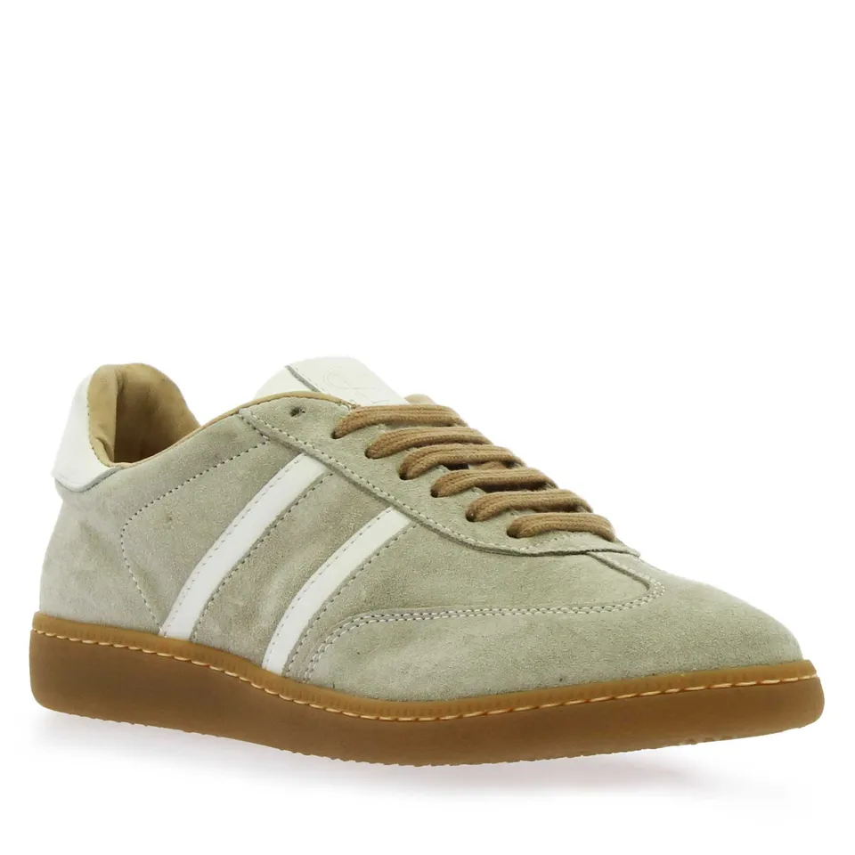Leonardo Shoes Bizantina C sneakers donna grigio camoscio
